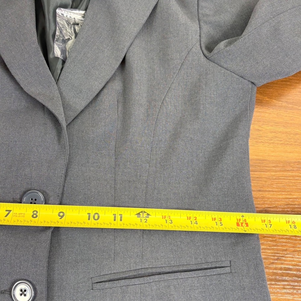 The‎ Limited Gray Blazer Size 6 Career Business Office Professional Jacket - Picture 10 of 13